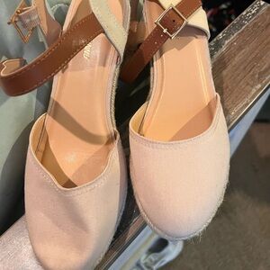 Women's Pink Espadrille Sandals